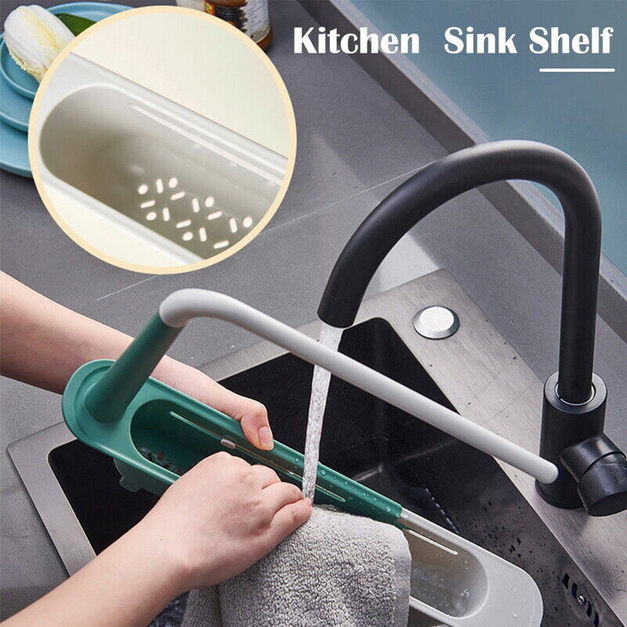 Kitchen Sink Caddy Organizer Green - Shoppers Haven  - Home & Garden > Kitchenware     