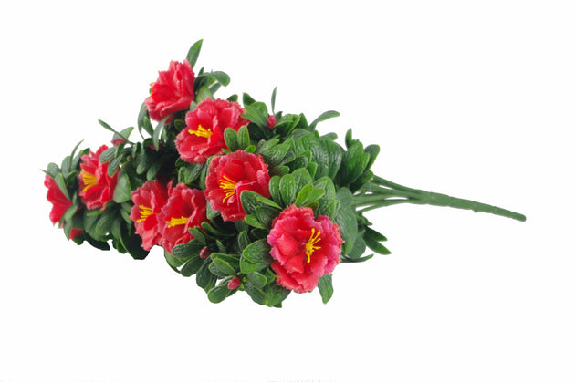 Red Rose Bunch UV 45cm - Shoppers Haven  - Home & Garden > Artificial Plants     