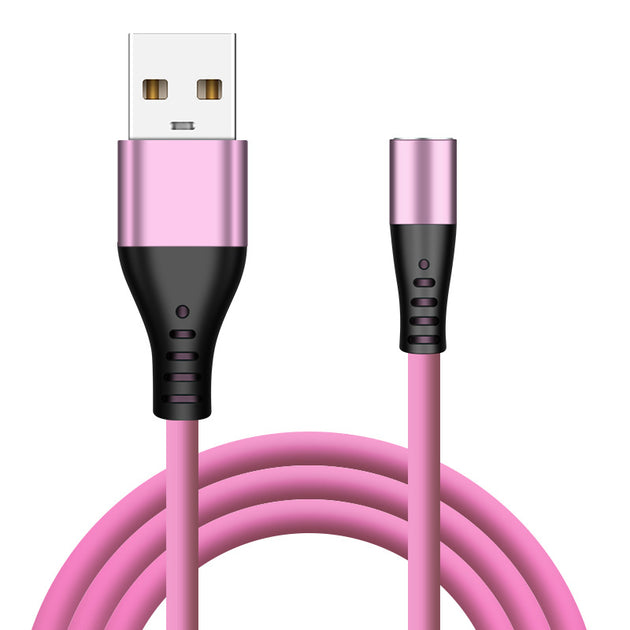 Liquid Silicone Charging Cable Type-c Magnetic Data Cable - Shoppers Haven  - Cables     