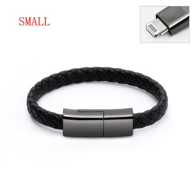 Creative Bracelet Data Cable Bracelet Charging Cable - Shoppers Haven  - Cables     
