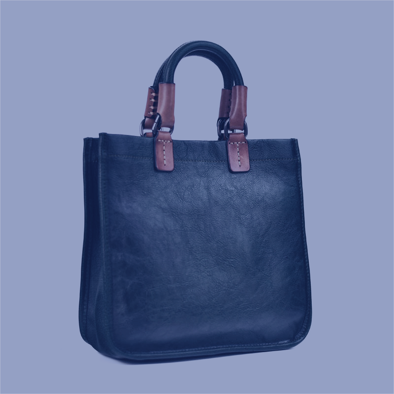 Large Square Leather Handbag/Shoulder/Messenger Bag - Shoppers Haven  - Handbag & Clutch     