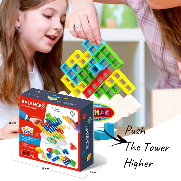Balance Stacking Board Game - Shoppers Haven  - Blocks & Puzzles     