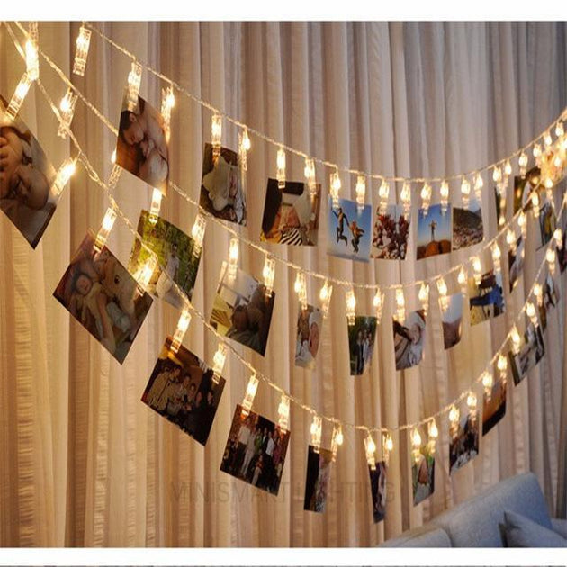LED Photo Holder String Lights - Shoppers Haven  - Home Decor     