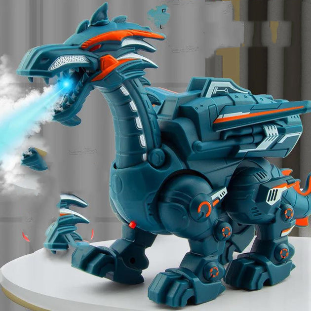 Electric Spray Mechanical Dinosaur Toy Model Multifunctional Sound And Light Toy - Shoppers Haven  - Electronic & RC Toys     