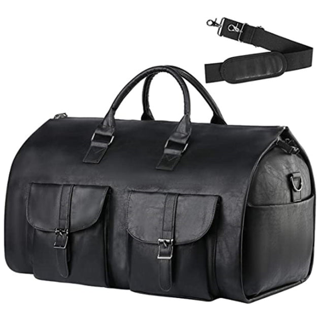 Convertible Multipurpose Travel Leather Bag - Shoppers Haven  - Briefcase     