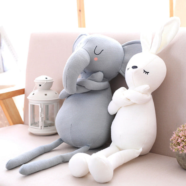 Plush Elephant Bunny Toys - Shoppers Haven  - Soft Toys     