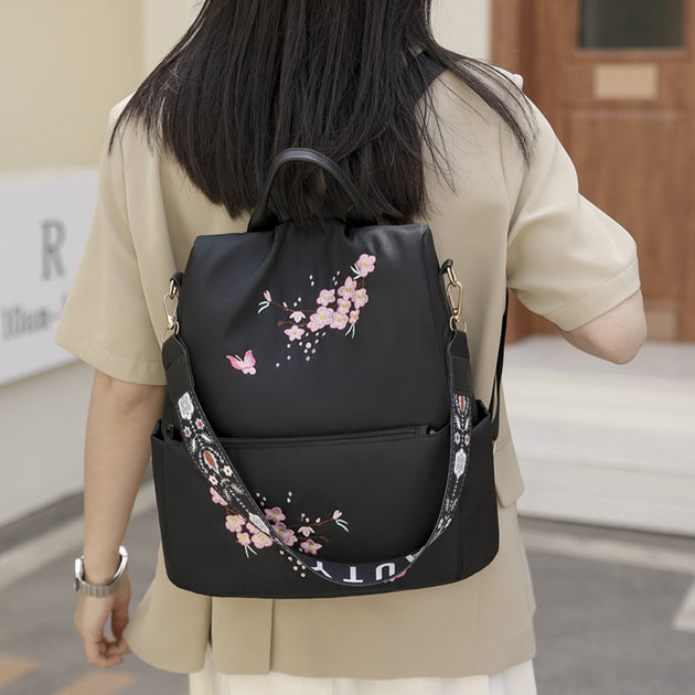 Women Embroidered Casual Fashion Backpacks - Shoppers Haven  - Fashion Backpack     