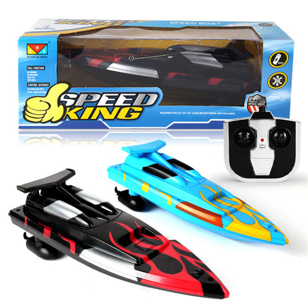 Wireless Remote Control Electric Boat Speedboat - Shoppers Haven  - Electronic & RC Toys     