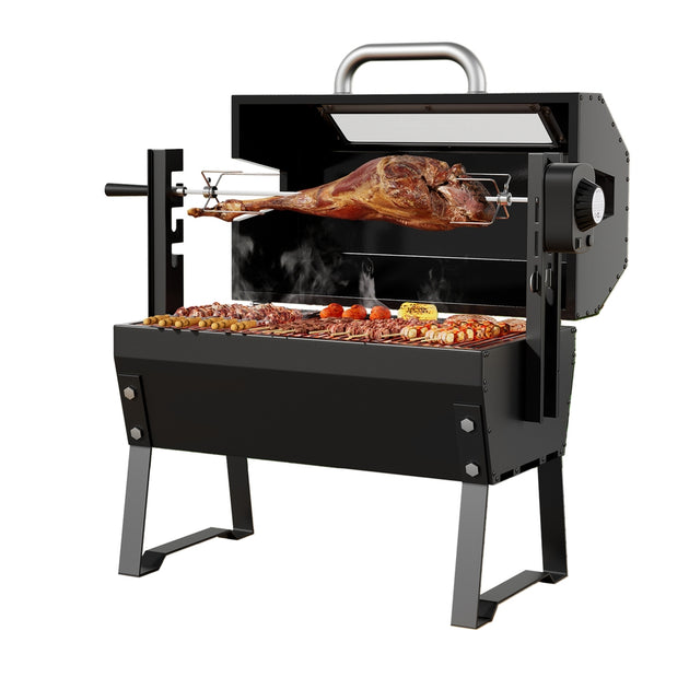 Grillz BBQ Grill Charcoal Electric Smoker Roaster - Shoppers Haven  - Home & Garden > BBQ     