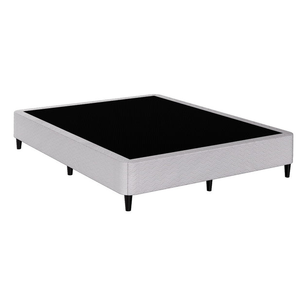 Artiss Bed Frame Double Size Metal Grey MASON - Shoppers Haven  - Furniture > Bedroom     