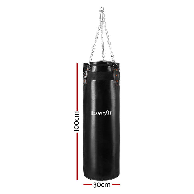 Everfit Hanging Punching Bag Set Boxing Bag Home Gym Training Kickboxing Karate - Shoppers Haven  - Sports & Fitness > Exercise, Gym and Fitness     