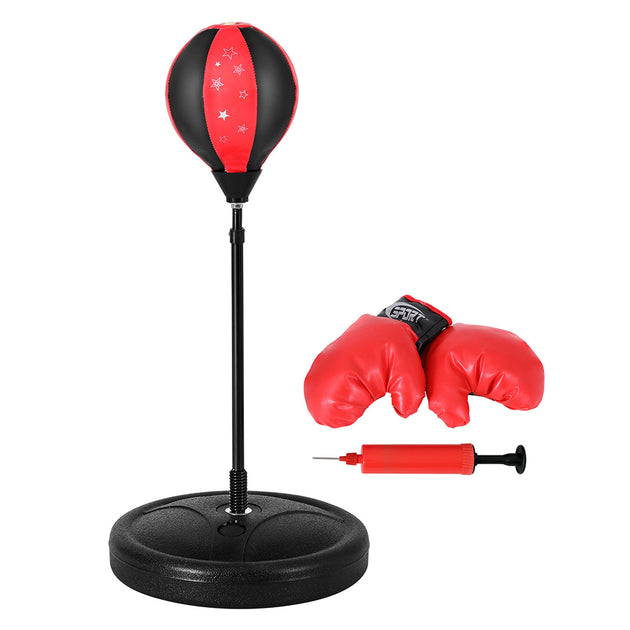 Everfit Boxing Bag Stand Set Punching Bag Gloves with Pump Height Adjustable - Shoppers Haven  - Sports & Fitness > Exercise, Gym and Fitness     