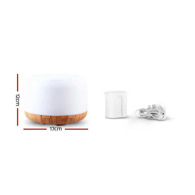 Devanti Aroma Diffuser Aromatherapy Humidifier 500ml - Shoppers Haven  - Appliances > Aroma Diffusers & Humidifiers     
