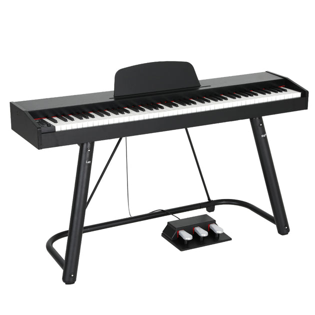 Alpha 88 Keys Electronic Piano Keyboard Digital Electric w/ Stand Full Weighted - Shoppers Haven  - Audio & Video > Musical Instrument & Accessories     