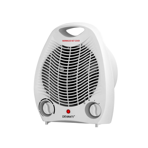 Devanti Electric Fan Heater 2000W - Shoppers Haven  - Appliances > Heaters     