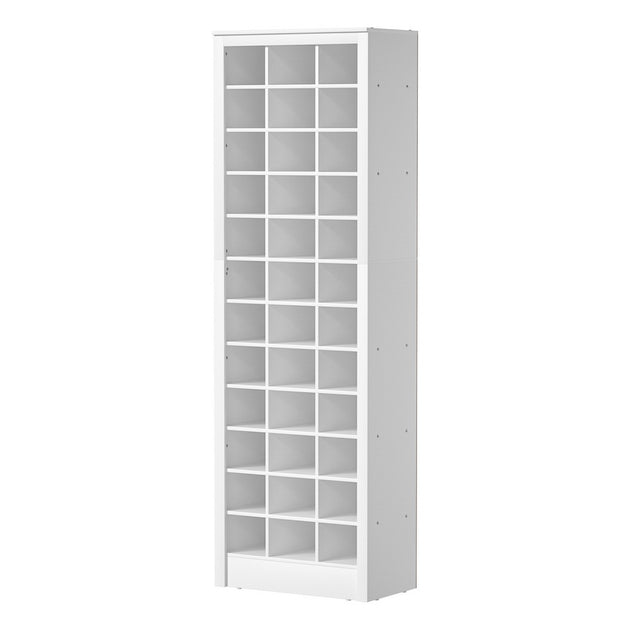 Artiss Shoe Rack 12-tier 36 Pairs Storage White - Shoppers Haven  - Furniture > Living Room     
