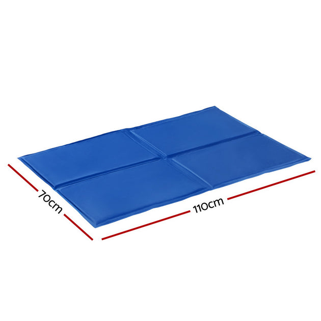 i.Pet Pet Cooling Mat Gel Dog Cat Self-cool Puppy Pad Large Bed Cushion Summer - Shoppers Haven  - Pet Care > Dog Supplies     