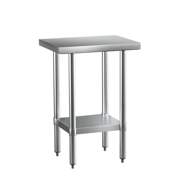 Cefito Stainless Steel Kitchen Benches Work Bench 610x457mm 430 - Shoppers Haven  - Furniture > Dining     