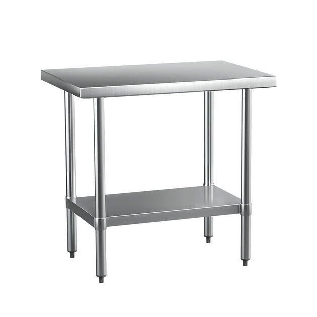 Cefito Stainless Steel Kitchen Benches Work Bench 910x610mm 430 - Shoppers Haven  - Furniture > Dining     