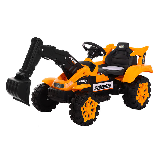 Children's Electronic Ride-on Excavator & Dump Truck, 30kg Capacity - Shoppers Haven  - Baby & Kids > Ride on Cars, Go-karts & Bikes     