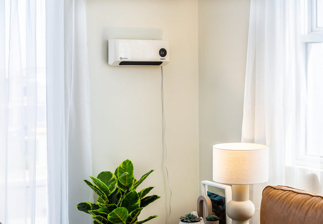 Wall-Mounted Heater & Fan with Remote Control - Shoppers Haven  - Appliances > Heaters     