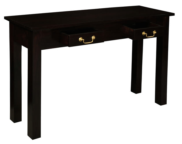 2 Drawer Straight Leg Sofa/Hall Table (Chocolate) - Shoppers Haven  - Home & Garden > Decor     