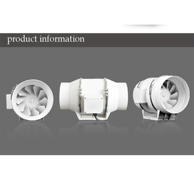8inch Extractor Fan Duct Hydroponic Inline Exhaust Vent Industrial - Shoppers Haven  - Appliances > Appliances Others     