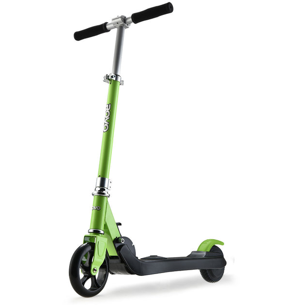 ROVO KIDS Electric Scooter Lithium Ride-On Foldable E-Scooter 125W Rechargeable, Green - Shoppers Haven  - Baby & Kids > Ride on Cars, Go-karts & Bikes     