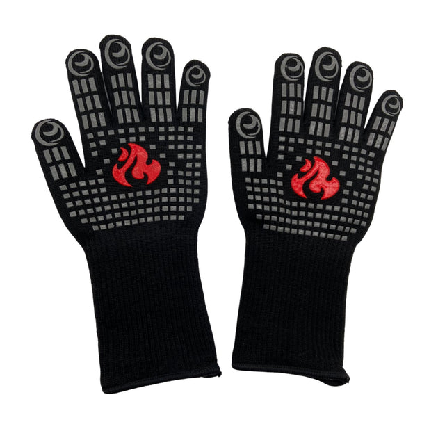 KILIROO BBQ Grill Gloves 35cm With Non-Slip Silicone KR-BG-100-YG - Shoppers Haven  - Home & Garden > BBQ     