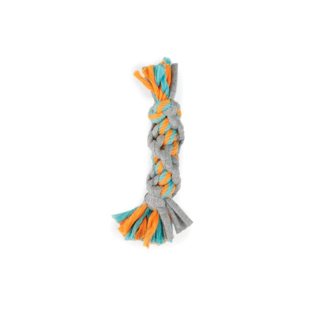 Puppy Chew Rope Toy - Dog Knotted Braided Rag Cotton Jersey Teething Play AFP - Shoppers Haven  - Pet Care > Toys     