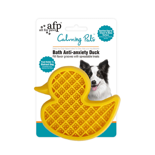 Dog Bath Time Calming Lick Mat - Suction Duck - Food Treat Feeder - Shoppers Haven  - Pet Care > Toys     