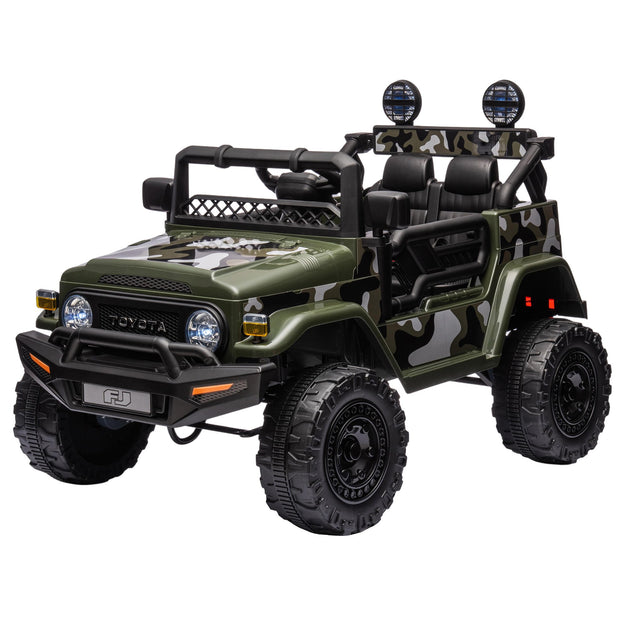 Kahuna Authorised Toyota FJ Cruiser Kids Electric Ride On Car - Green - Shoppers Haven  - Baby & Kids > Ride on Cars, Go-karts & Bikes     