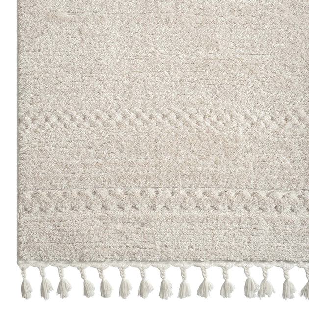 Addie Soft Pile Rug - Ivory - 120x180 - Shoppers Haven  - Home & Garden > Rugs     