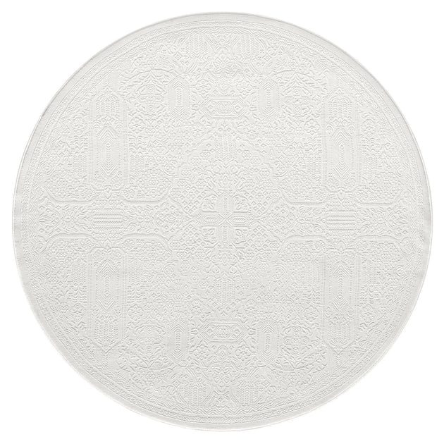 Grande Jacquard Rug - Ivory - 200x290 - Shoppers Haven  - Home & Garden > Rugs     