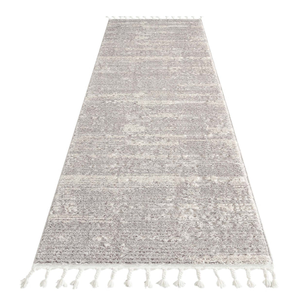 Addie Soft Pile Rug - Light Grey - 240x330 - Shoppers Haven  - Home & Garden > Rugs     
