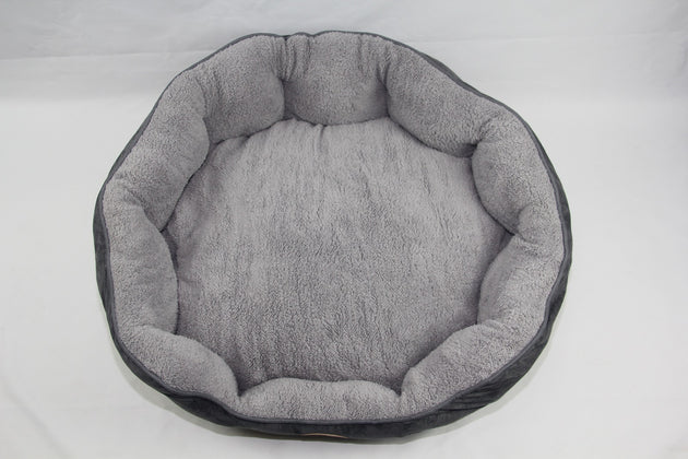YES4PETS Blue / Grey Washable Fleece  Soft Pet Dog Puppy Cat Bed-Large - Shoppers Haven  - Pet Care > Cat Supplies     