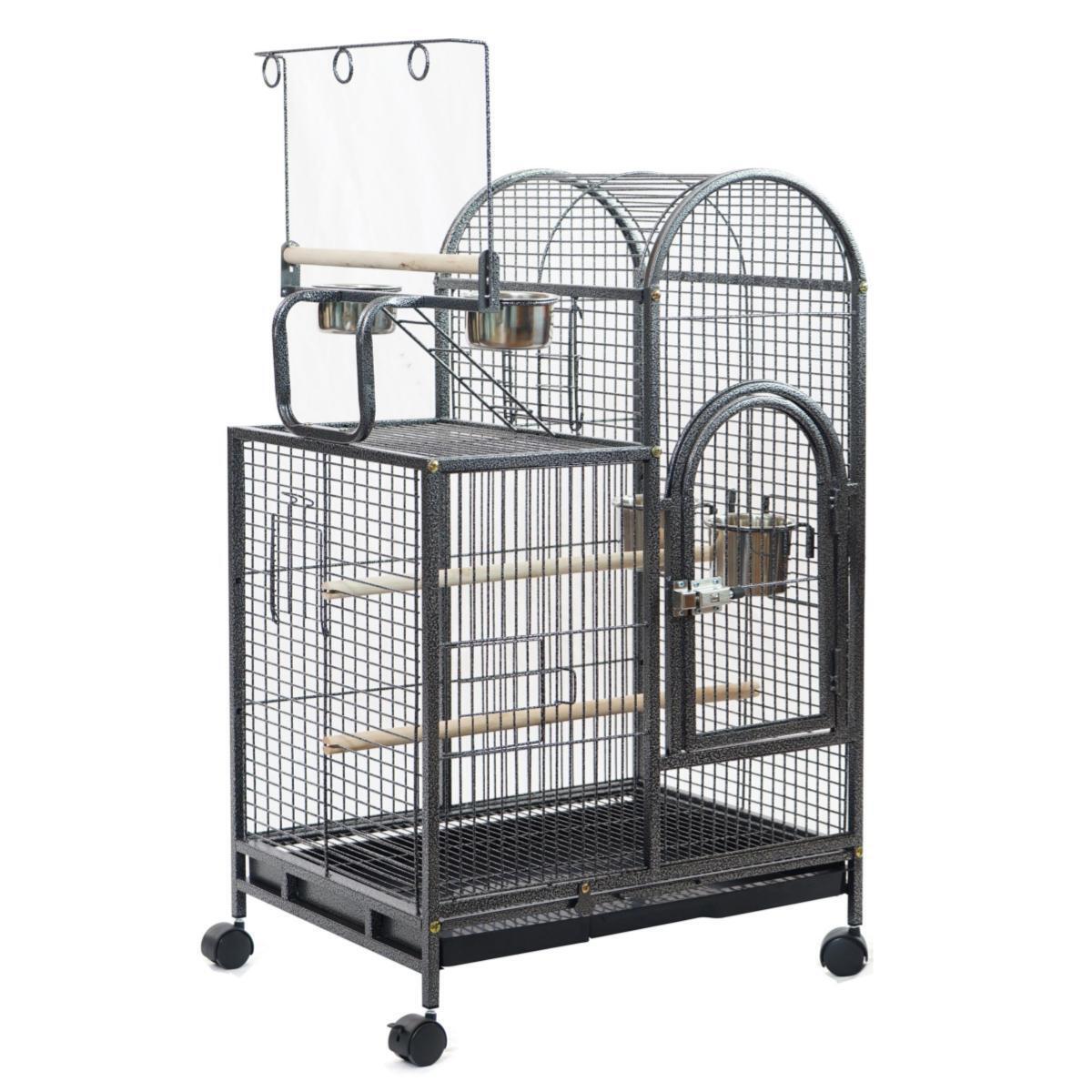 YES4PETS Large Bird Budgie Cage Parrot Aviary Carrier With Wheel - Shoppers Haven  - Pet Care > Bird     