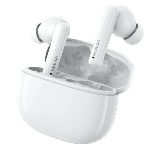 UGREEN 90206 HiTune T3 Active Noise-Cancelling Wireless Earbuds (White) - Shoppers Haven  - Electronics > Mobile Accessories     