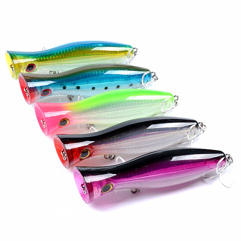 8x Popper Crank 12.5cm Fishing Lure Lures Surface Tackle Fresh Saltwater - Shoppers Haven  - Outdoor > Fishing     