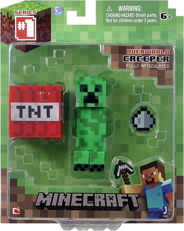 Minecraft Overworld Creeper Core Figure With Accessories - Shoppers Haven  - Baby & Kids > Toys     