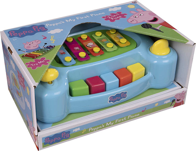 Peppa Pig My First Pink Piano Toy - Shoppers Haven  - Baby & Kids > Toys     