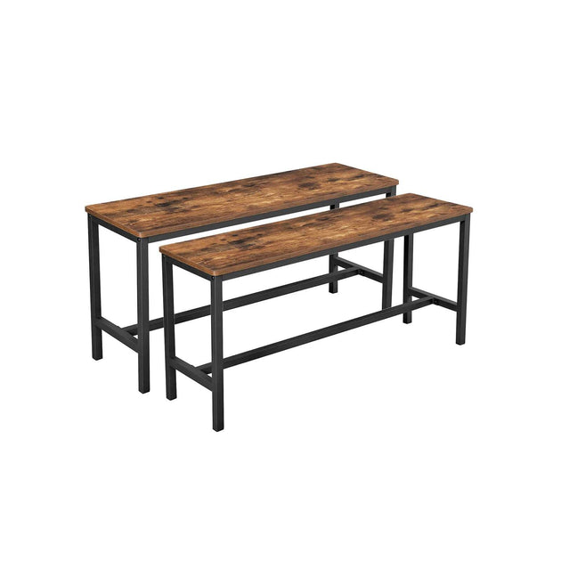 VASAGLE Set of 2 Dining Benches - Shoppers Haven  - Furniture > Dining     