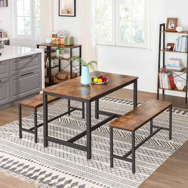 VASAGLE Set of 2 Dining Benches - Shoppers Haven  - Furniture > Dining     