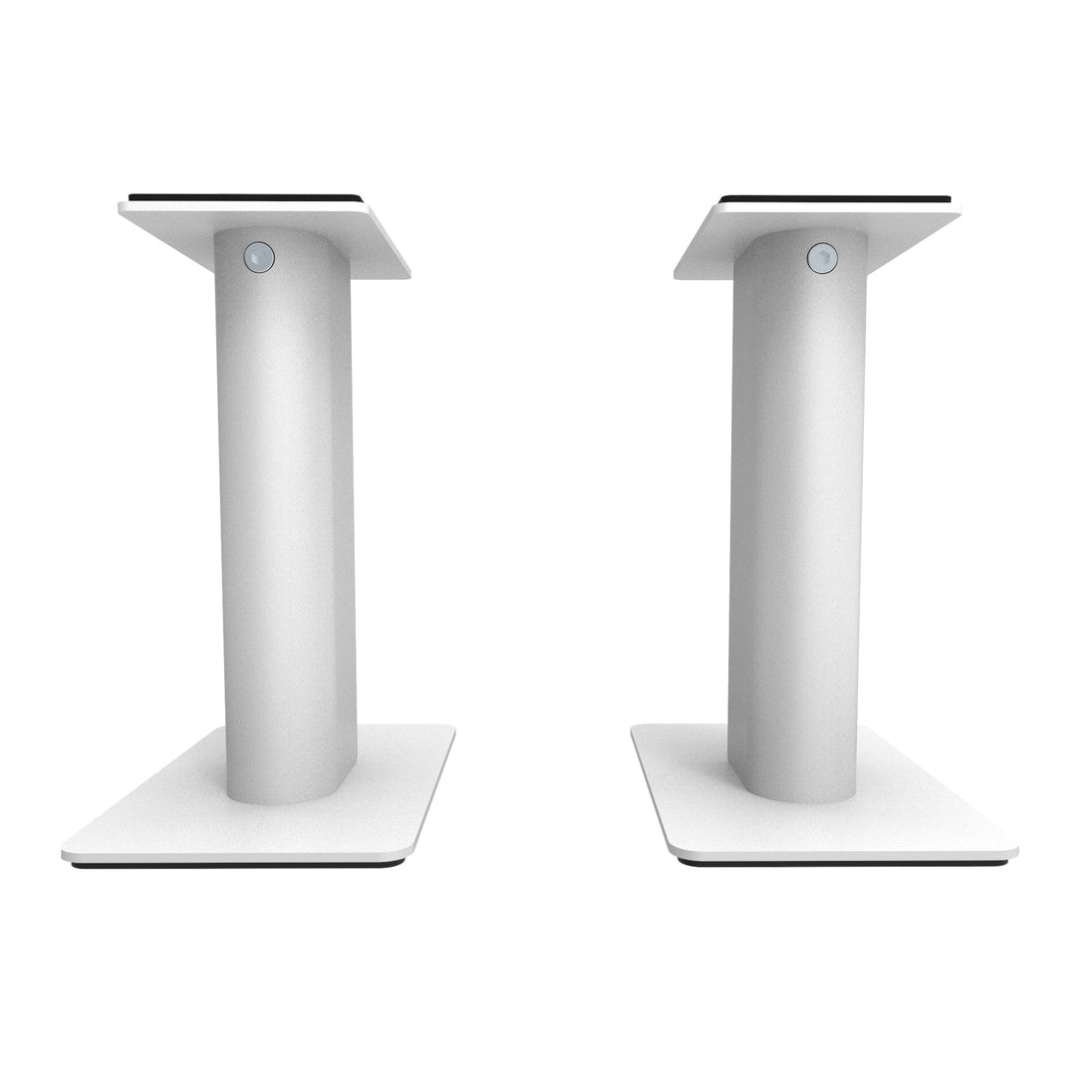 Kanto SP9W 9" Tall Universal Desktop Speaker Stand - Pair, White - Shoppers Haven  - Audio & Video > Speakers     