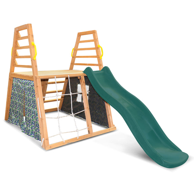 Lifespan Kids Cooper Climbing Frame with 1.8m Green Slide - Shoppers Haven  - Baby & Kids > Toys     