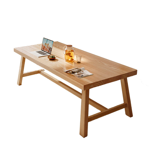 1.4M Solid Wood Dining Table Square Dining Table Dining Table Kitchen Furniture - Shoppers Haven  - Furniture > Dining     