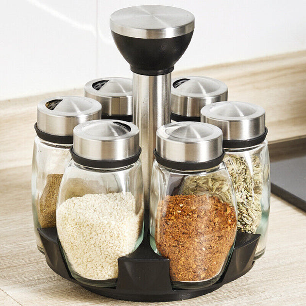 Rotating Spice Rack Set - Shoppers Haven  - Home & Garden > Kitchenware     