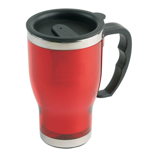 Explorer Mug Travel Cup Stainless Steel Insulated Coffee Thermal Bottle - Red - Shoppers Haven  - Home & Garden > Kitchenware     