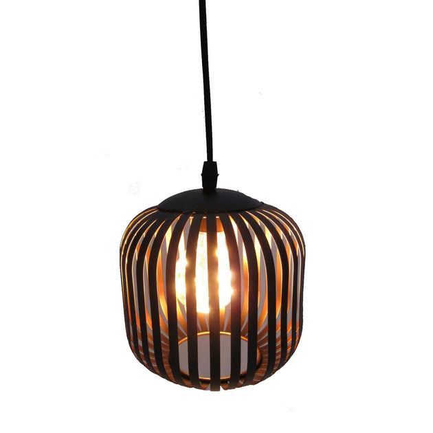 Hanging Ceiling Metal LED Pendant Lamp Light Holder Base w Timer - Shoppers Haven  - Home & Garden > Lighting     