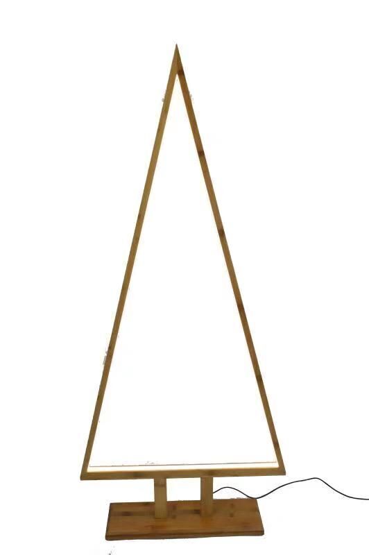 Extra Large Bamboo Christmas Tree LED Floor Lamp Light Xmas - Natural - Shoppers Haven  - Home & Garden > Lighting     